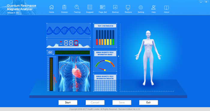 The latest quantum resonance magnetic analyzer v4.3.0